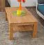 Tavolino Wooden Nature 121 | Faggio massello naturale | 45 x 105 x 65 cm | Design moderno