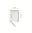 Estensione Casetta da giardino "Ordnung" 1, misure esterne con tetto: 180 x 124 cm, misure esterne senza tetto: 150 x 120 cm, misure interne: 142 x 116 cm