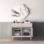 Madia "Humboldt" 06, color cashmere/rovere Cremona, gambe: metallo, 2 ante, 3 cassetti, Sistema "Soft-Close", 104 x 40 x 85 cm