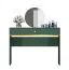 Toeletta Inari 09 verde foresta | 1 cassetto | 79 x 100 x 40 cm | Design elegante e pratico