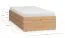 Letto singolo Tacuarembo 31 beige | Vano contenitore | Rete a doghe sollevabile | 90 x 200 cm