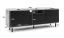 Mobile TV sospeso nero Zapopan 105 | Push-to-open | 4 scomparti | 42 x 150 x 40 cm | Materiali pregiati