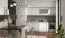 Mobile alto cucina "Kunja" 03 | Bianco lucido | 3 ante, 6 scomparti | 214,5 x 60 x 57,5 cm