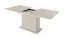 Tavolo da pranzo allungabile "Sloughia" 18, beige, bordi in ABS, 160-200 x 90 x 75 cm