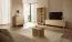 Vetrinetta "Mazen" 01, color rovere oliato, 2 ante in vetro, 5 scomparti, illuminazione a LED, funzione "push-to-open", 94 x 38 x 195 cm