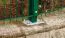 Recinzione in grigliato a doppia barra "Davide" 6/5/6 mm, Stile: verniciato in verde, Altezza: 83 cm, Lunghezza: 251 cm