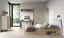 Letto singolo Sampont 12 con 2 cassetti | Rovere scuro | Superficie 90 x 200 cm | Bordi in ABS | Design moderno