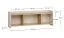 Mensola "Mirinay" 11, beige / rovere, 3 scomparti, bordi in ABS, 137 x 30 x 46 cm