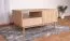 Set soggiorno Acrab 5 pezzi | Rovere Cremona | Frontali rigati | Push-to-open | Design Japandi | Bordi ABS