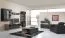 Cassettiera Tinlot 04 nero/noce | 141x90x40 cm | Design moderno | Pratica e spaziosa
