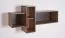Scaffale sospeso Sprimont 11, colore: grigio / rovere - Dimensioni: 55 x 110 x 29 cm (A x L x P)