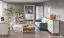 Scaffale Panduros 07 | Bianco pino e marrone rovere | 128 x 45 x 40 cm | Pratico e moderno