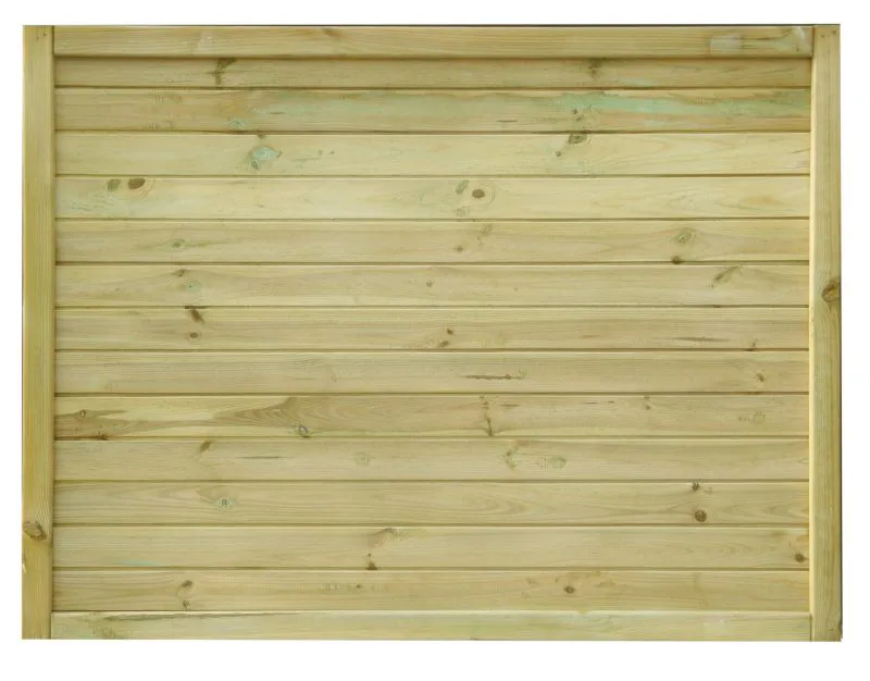 Schermo di protezione dalla vista basso | SET da 7 pezzi | per gazebo Vitalba | abete rosso / pino | impregnato in autoclave | Dimensioni: 120 x 90 cm