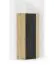 Armadio angolare "Zapopan" 53 | Rovere Artisan e nero | 5 scomparti | 2 barre appendiabiti | Sistema push to open | 185 x 70 x 70 cm