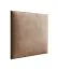 Pannelli decorativi imbottiti 38 x 40 cm | Set da 10 | Marrone vellutato | Facili da pulire