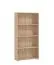 Scaffale Knide 08 | Rovere Sonoma elegante | 4 scomparti spaziosi | 142 x 70 x 24,5 cm