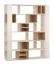 Scaffale "Sarandi" 08, beige, 15 ripiani, 170 x 40 x 206 cm
