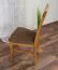 Sedia in faggio massiccio "Junco" 249 | 98 x 48 x 50 cm | Design moderno e comfort imbottito | Colore ontano