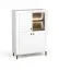 Set camera da letto 5 pezzi "Barbe" | Bianco opaco e rovere | Design moderno | Bordi in ABS