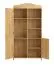 Cameretta completa - Set A "Mille", 3 pz, color rovere, 1 lettino, 1 cassettiera con fasciatoio, 1 armadio, bordi in ABS, Sistema "Soft-Close"