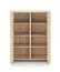Madia alta Vytgarth 04 | Rovere Vicenza | 2 ante, 8 scomparti | Design senza maniglie | 132 x 103 x 39 cm