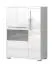 Vetrina moderna "Garim" 15 | Bianco lucido | 123 x 90 x 40 cm | Soft Close | Illuminazione LED
