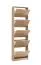 Scarpiera Veliko 05 | Rovere Sonoma | 5 ante battenti | 5 scomparti | 191,5 x 58 x 18 cm | Bordi ABS