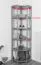 Scaffale angolare in pino massello laccato bianco Junco 58 | 200 x 71 x 54 cm | Design moderno e resistente