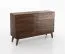 Cassettiera Engordany 02 | Faggio massello laccato noce | 6 cassetti | Sistema Soft-Close | 90 x 140 x 39 cm