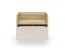 Comodino "Manouba" 07, beige/rovere Cremona, 1 scomparto, 1 cassetto, illuminazione a LED, funzione "push-to-open", 53 x 40 x 43 cm