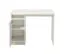 Scrivania Rovat 02 bianco | 3 scomparti | Maniglia grigia | Bordi ABS | 74,5 x 100 x 50 cm