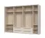Armadio Neiafu 83 | 226 x 322 x 60 cm | LED integrato | 7 ante, 4 cassetti | Sistema Soft-Close