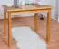 Tavolo pino massello color ontano Junco 227B | 120 x 60 cm | Design moderno e stabile