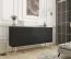 Soggiorno moderno 3 pezzi nero e oro | Sistema push to open | Set F "Horsham" | Madie e consolle