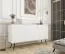 Set soggiorno 3 pezzi "Horsham" | Bianco con gambe nere | Consolle e 2 madie | Design moderno, bordi ABS, push-to-open