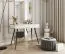 Set soggiorno 3 pezzi "Horsham" | Bianco con gambe nere | Consolle e 2 madie | Design moderno, bordi ABS, push-to-open