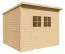 Casetta da giardino "Mainz" 04, legno grezzo, incl. pavimento - spessore 19 mm, SU: 5,80 m²