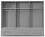 Armadio guardaroba con ante battenti Siumu 36 | Bianco lucido | 226 x 277 x 60 cm | Massima organizzazione