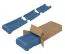Scivolo blu con attacco per l'acqua | Lunghezza 2,87 m | Design smontabile e pratico