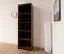 Scaffale Mojokerto 12 ripiani | Noce / Nero | 194 x 55 x 39 cm | Design moderno e robusto