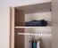 Armadio Fricourt 03 beige/rovere chiaro | 7 scomparti | 1 asta appendiabiti | 195 x 90 x 50 cm | Bordi ABS