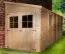 Casetta da giardino addossata - 5,14 x 2,11 m, pannello da 17 mm