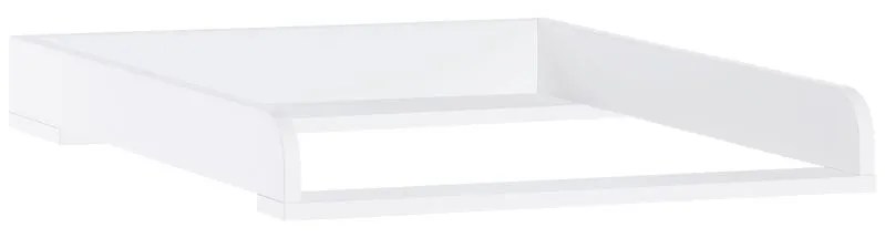 Fasciatoio Syrina bianco | 10 x 59 x 77 cm | Design elegante | Abbinabile cassettiera Syrina