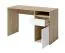 Scrivania Agia 02 | Rovere Sonoma e bianco | 1 cassetto, 1 anta | 74 x 120 x 50 cm