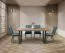 Tavolo da pranzo Ourense 04 | 160 x 90 cm | rovere Artisan | gambe U metallo nero | bordi ABS