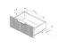 Cassettiera Sloughia 10 nero | 3 cassetti | 2 ante | 4 scomparti | 81 x 163 x 38 cm | Design moderno