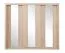 Armadio scorrevole Zwalm 01 | Rovere | 215 x 250 x 60 cm | Design moderno e funzionale