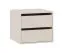 Armadio aperto Set C "Cabecao" 3 pezzi | Cashmere | 2 cassetti | 3 barre appendiabiti