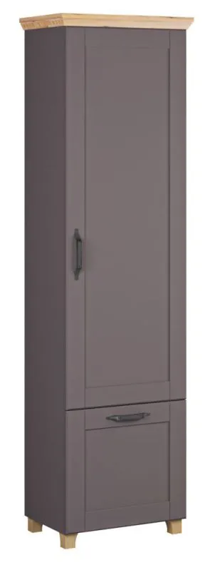 Armadio Cuenca 07 | Rovere e Grigio | 209 x 60 x 39 cm | Design elegante e praticità