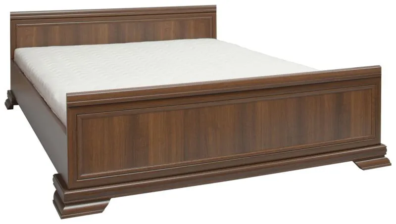 Letto matrimoniale Sentis 26 | Marrone scuro | 160 x 200 cm | Stile country elegante
